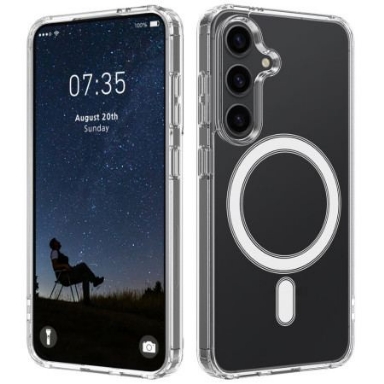 Skal Samsung Galaxy S25 5g Telefonfodral Genomskinlig Magsafe-kompatibel