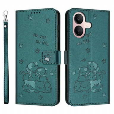 Fodral För Vivo V60 Lite Kattmönsterrem