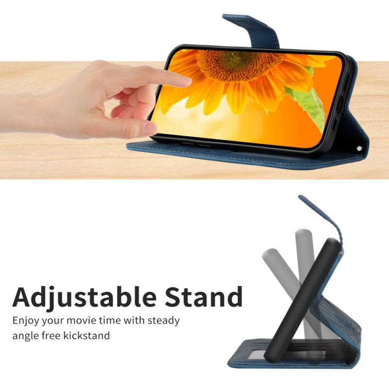 Fodral För Vivo V60 Lite Solrostryck Med Snodd