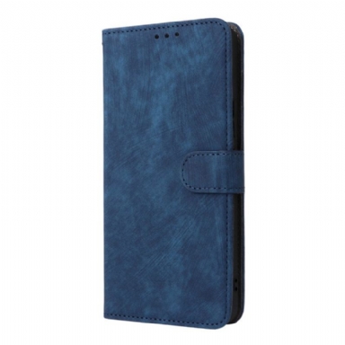 Läderfodral Vivo V60 Lite Telefonfodral Mockaeffekt Med Rem