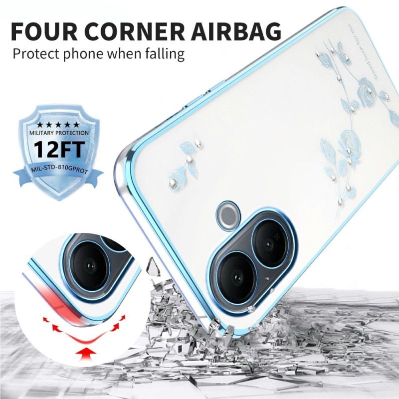 Skal Vivo V60 Lite Strass Och Eviga Blommor