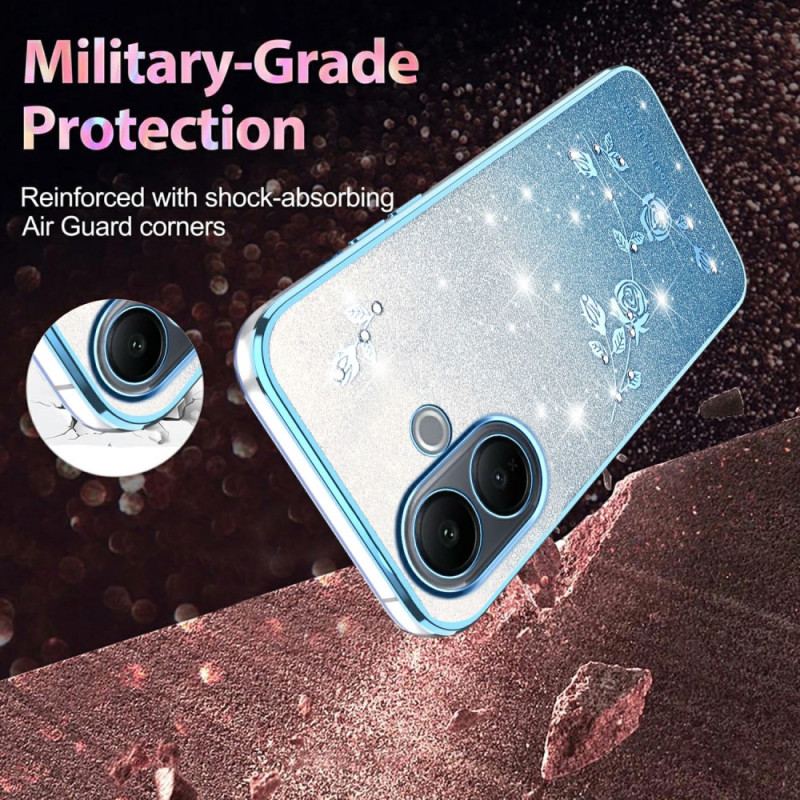 Skal Vivo V60 Lite Tonade Paljetter