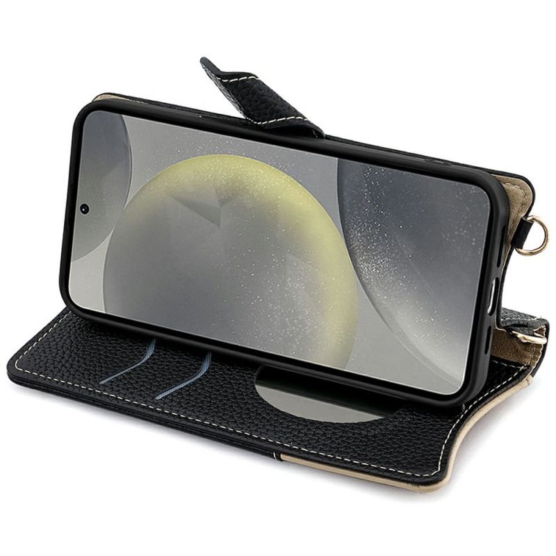 Fodral För Samsung Galaxy S25 Plus 5g Plånbok Med Kedja