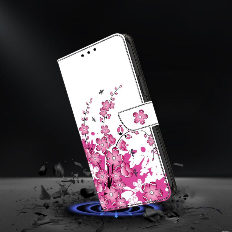 Fodral För Samsung Galaxy S25 Plus 5g Rosa Blommönster