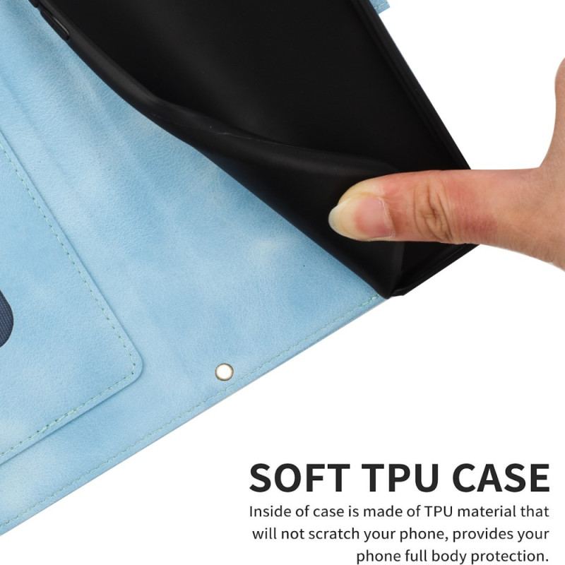 Fodral Samsung Galaxy S25 Plus 5g Blommönster Med Rem