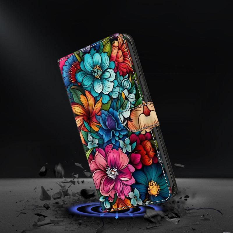Fodral Samsung Galaxy S25 Plus 5g Färgglada Blommor