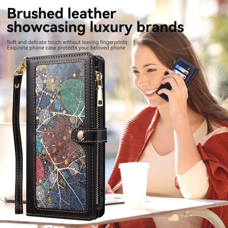 Läderfodral Samsung Galaxy S25 Plus 5g Telefonfodral Eseble Galaxy-serien