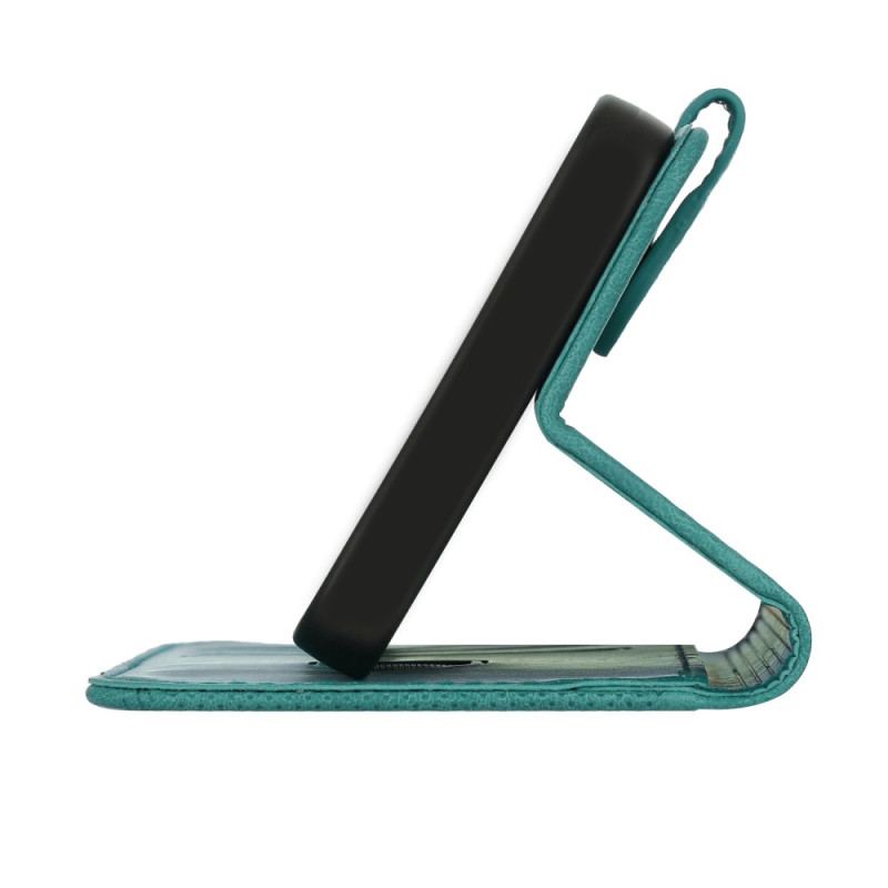 Läderfodral Samsung Galaxy S25 Plus 5g Telefonfodral Geometrisk Rem