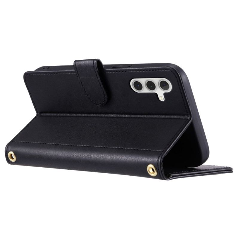 Läderfodral Samsung Galaxy S25 Plus 5g Telefonfodral Premium Quiltad