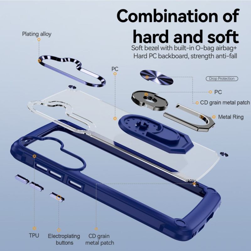 Skal För Samsung Galaxy S25 Plus 5g Hybridringfäste