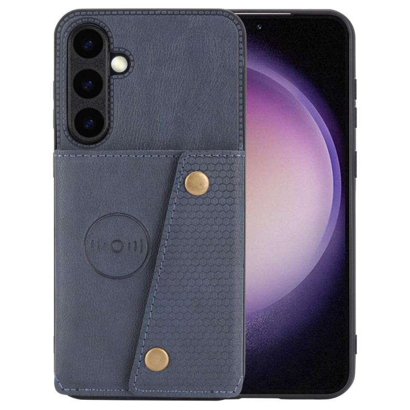 Skal För Samsung Galaxy S25 Plus 5g Korthållare I Konstläder