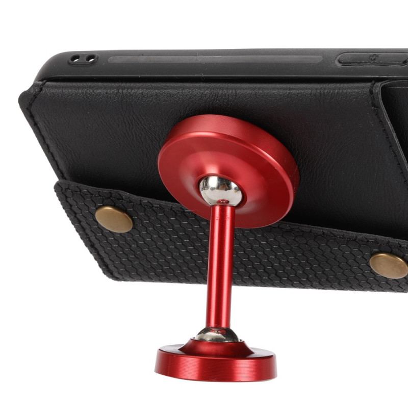 Skal För Samsung Galaxy S25 Plus 5g Korthållare I Konstläder