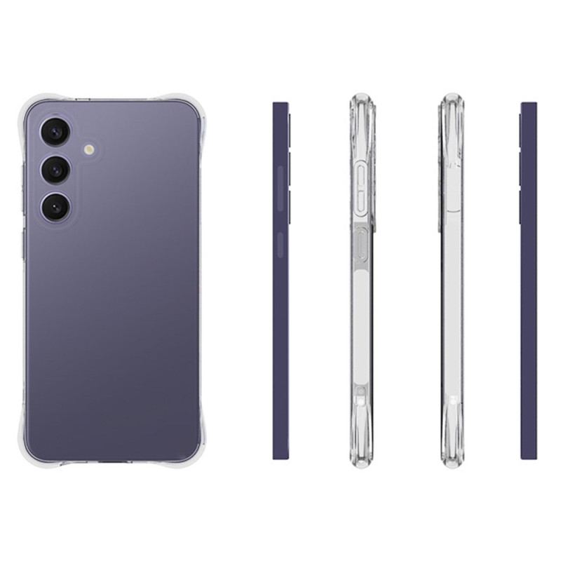 Skal För Samsung Galaxy S25 Plus 5g Transparent Förstärkt Halkfri