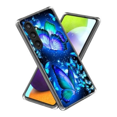 Skal Samsung Galaxy S25 Plus 5g Blå Fjärilar