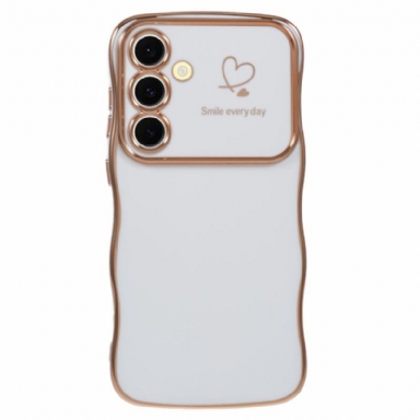 Skal Samsung Galaxy S25 Plus 5g Hjärta Och Vågiga Kanter