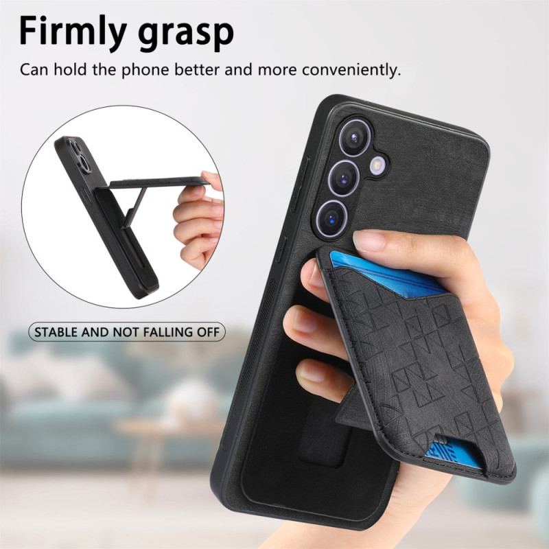 Skal Samsung Galaxy S25 Plus 5g Telefonfodral Med Korthållare Och Stativ