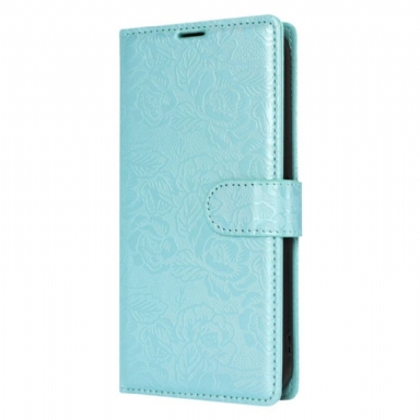 Skyddsfodral Samsung Galaxy S25 Plus 5g Blommönster Med Rem