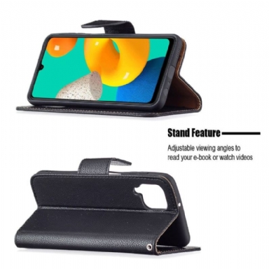 Läderfodral För Samsung Galaxy M32 Marta Grained Faux Leather