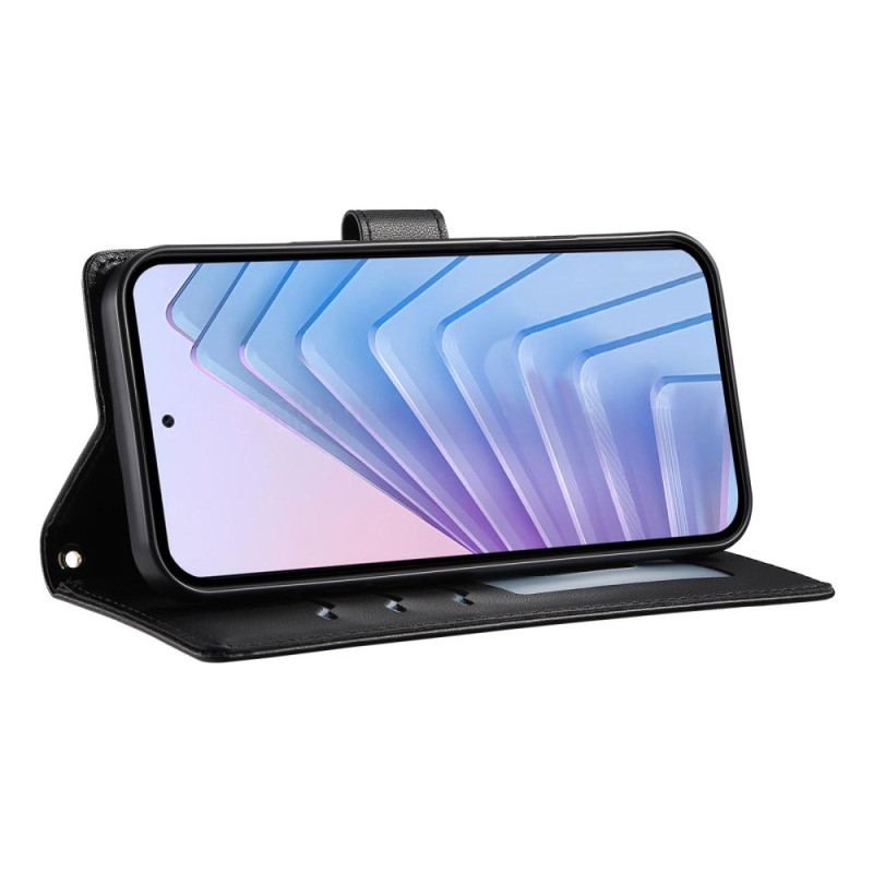 Fodral För Xiaomi 17 Quiltad Med Remmar