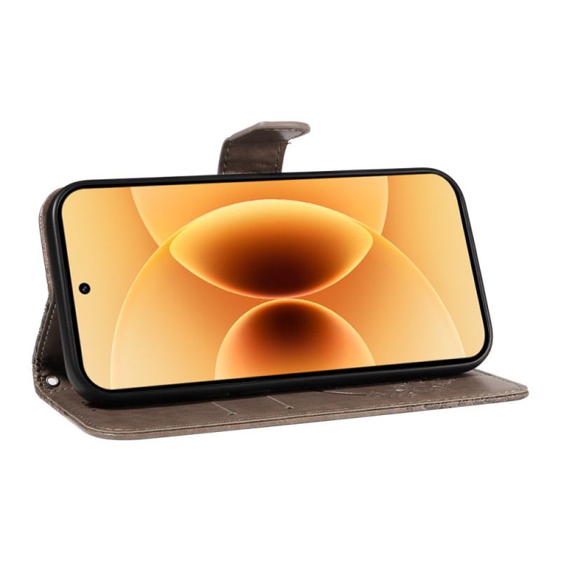 Läderfodral Xiaomi 17 Telefonfodral Fjärilsdesign