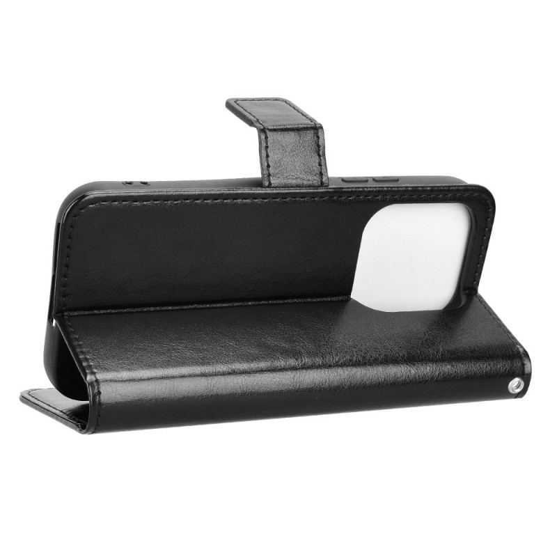 Läderfodral Xiaomi 17 Telefonfodral Flashigt Konstläder Läder