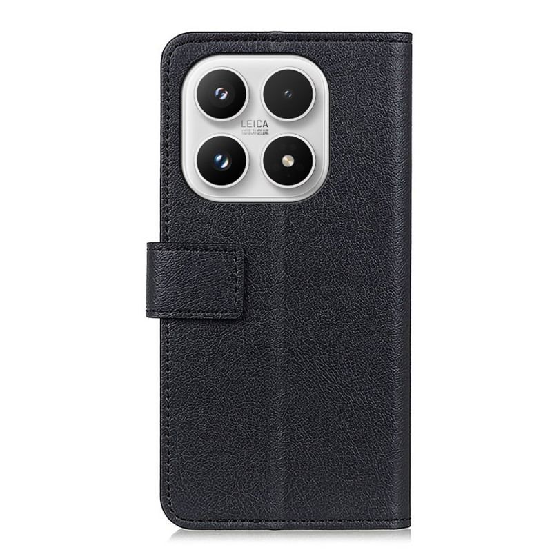 Läderfodral Xiaomi 17 Telefonfodral Klassisk Svart