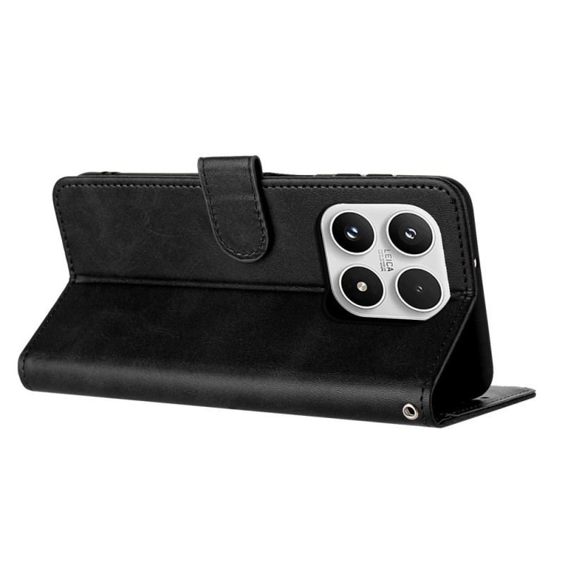 Läderfodral Xiaomi 17 Telefonfodral Lädereffekt Med Snodd