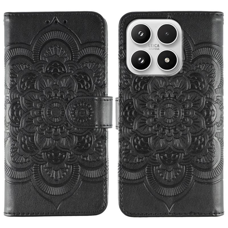 Läderfodral Xiaomi 17 Telefonfodral Mandalamönster