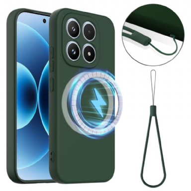 Skal Xiaomi 17 Telefonfodral Flytande Silikonmagnet