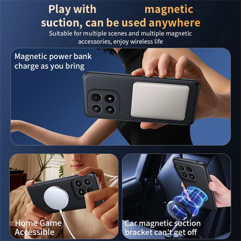 Skal Xiaomi 17 Telefonfodral Magsafe Läderstil