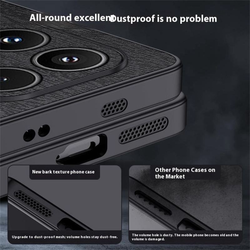 Skal Xiaomi 17 Telefonfodral Träeffekt