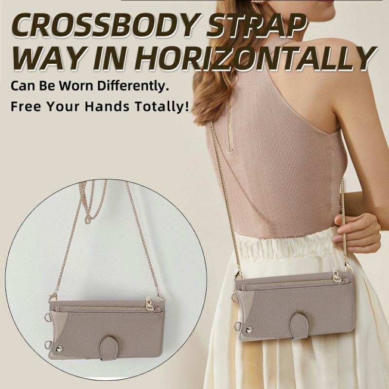 Skyddsfodral Xiaomi 17 Axelrem Med Spegel Och Kedja