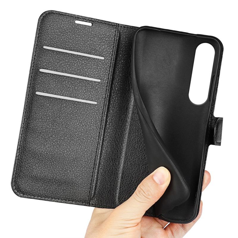 Fodral Sony Xperia 1 Vii Klassisk Konstläder