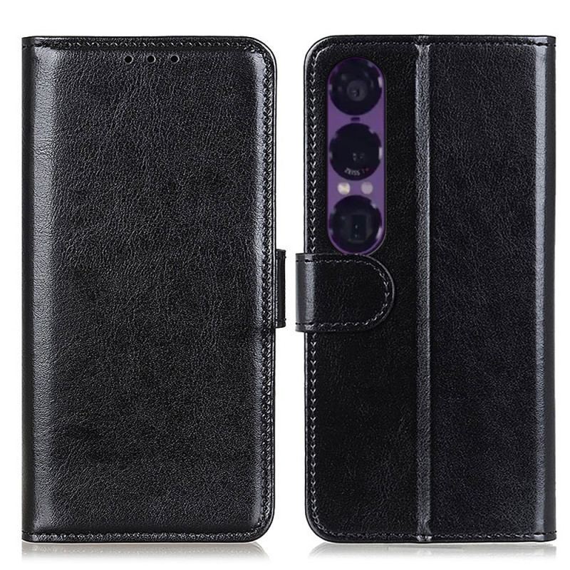Fodral Sony Xperia 1 Vii Lackkonstläder