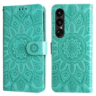 Fodral Sony Xperia 1 Vii Solrosmönster
