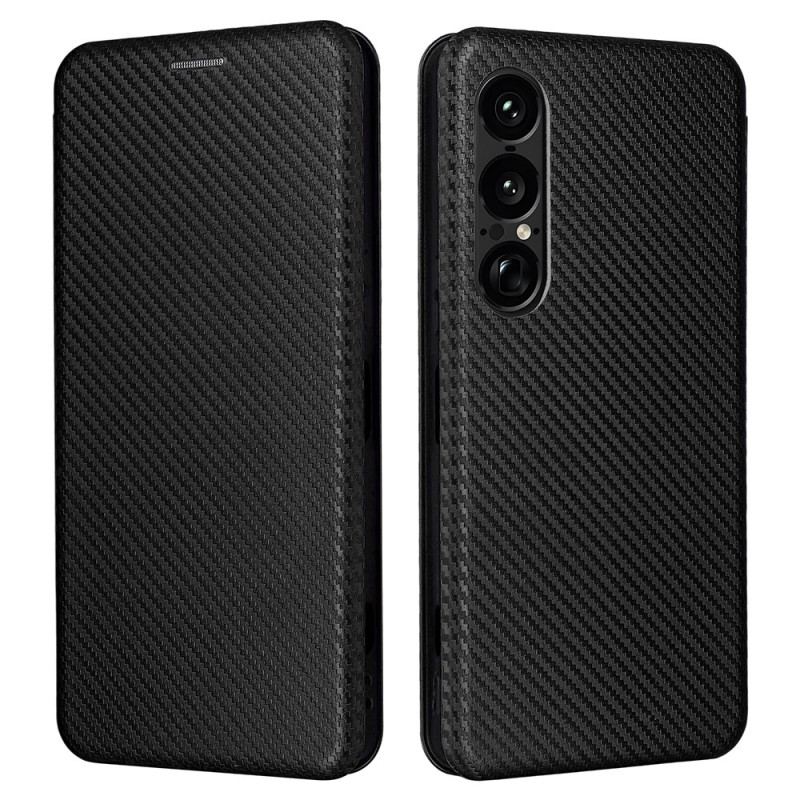 Folio-fodral För Sony Xperia 1 Vii Kolfiber