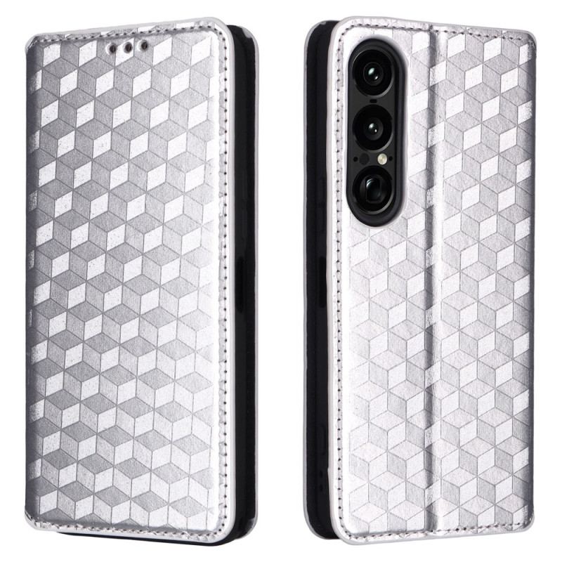 Folio-fodral Sony Xperia 1 Vii Telefonfodral 3d-diamanter