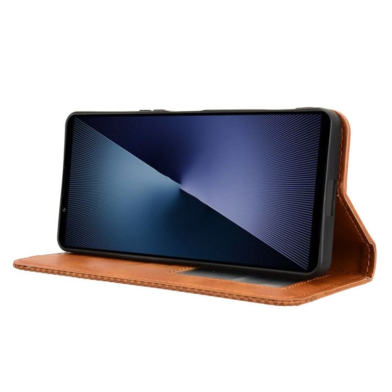 Folio-fodral Sony Xperia 1 Vii Vintagekant