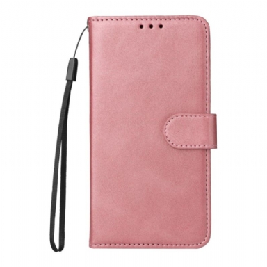 Läderfodral Sony Xperia 1 Vii Telefonfodral Enfärgat Konstläder