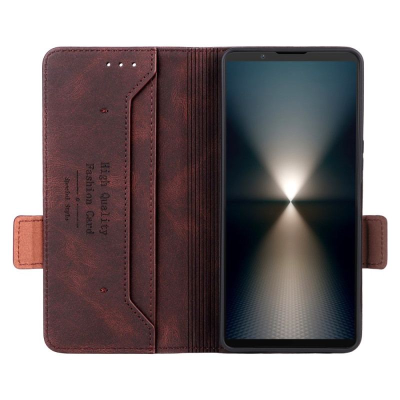 Läderfodral Sony Xperia 1 Vii Telefonfodral Retro