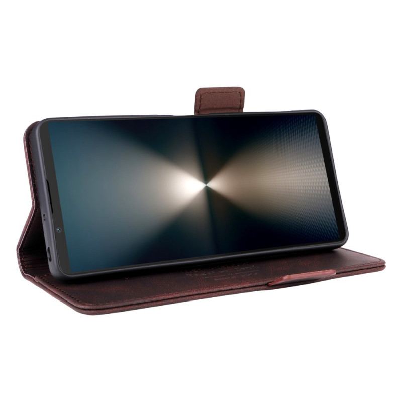 Läderfodral Sony Xperia 1 Vii Telefonfodral Retro