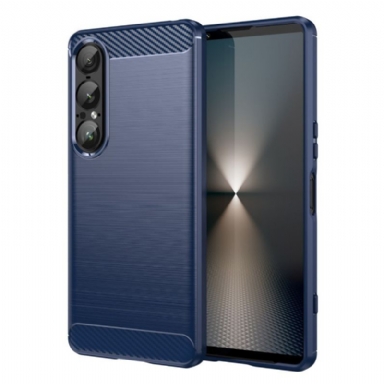 Skal För Sony Xperia 1 Vii Borstad Kolfiber