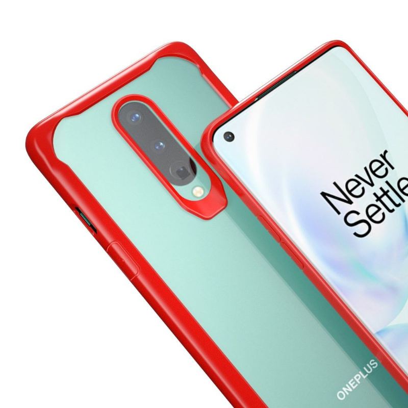 Mobilskal För OnePlus 8 Klar Stötfångare