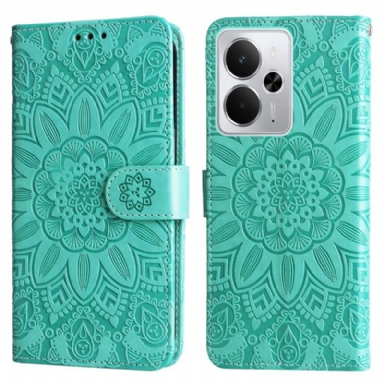 Fodral För Realme 14 5g Solrosmönster