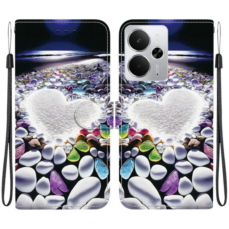 Fodral Realme 14 5g Hjärtmönster