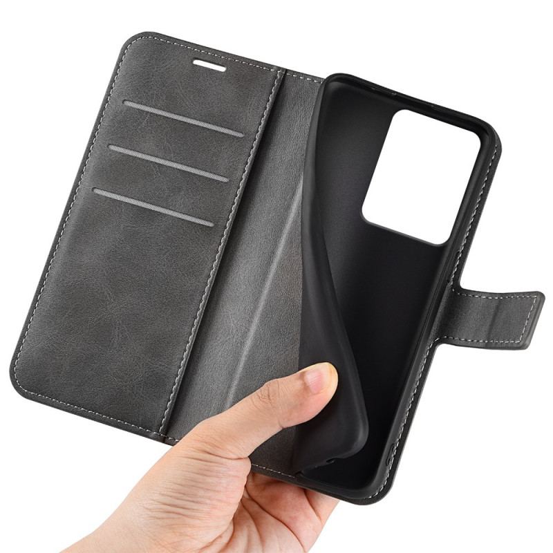 Fodral Realme 14 5g Lädermodell