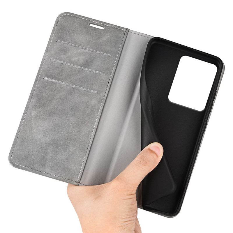 Folio-fodral För Realme 14 5g Lädermodell