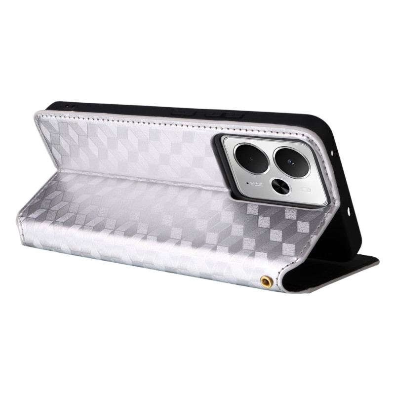 Folio-fodral Realme 14 5g 3d-diamanter