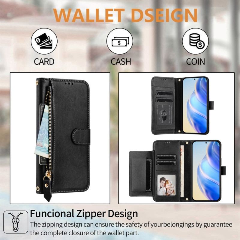 Läderskal Fodral Realme 14 5g Komplett Plånbok