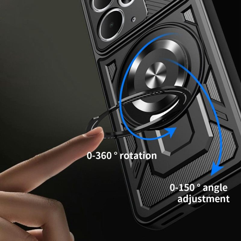 Skal Realme 14 5g Telefonfodral Magnetisk Med Roterande Stativ